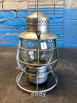 DIETZ STEELCLAD RAILROAD LANTERN With(PCC&StLRy)PITTS CINCY CHICAGO&St LOUIS GLOBE