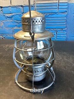 DIETZ STEELCLAD RAILROAD LANTERN With(PCC&StLRy)PITTS CINCY CHICAGO&St LOUIS GLOBE