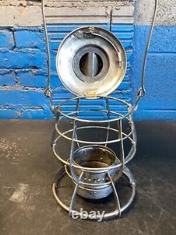 DIETZ STEELCLAD RAILROAD LANTERN With(PCC&StLRy)PITTS CINCY CHICAGO&St LOUIS GLOBE