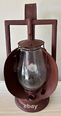 DIETZ Track Walker Lantern Dated 01/26/1909 Pennsylvania Railroad Antique Rare