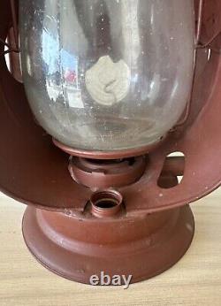 DIETZ Track Walker Lantern Dated 01/26/1909 Pennsylvania Railroad Antique Rare