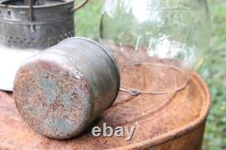 Delaware & Hudson Railroad Company Bell Bottom Lantern Embossed Globe D&h Rr