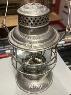 Delaware & Hudson Railroad D&H Bell Bottom Lantern and Cast Globe Delaware & Hudson Railroad D&H Bell Bottom Lantern and Cast Globe