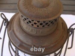 Delaware & Hudson Railway Adlake Railroad lantern Embossed with Tall D&H RR Globe