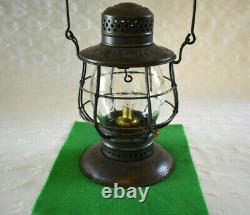 Delaware & Hudson (d&h) Railroad C. T. Ham #39 B-b Lantern Emboss'd Script Globe