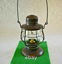 Delaware & Hudson (d&h) Railroad C. T. Ham #39 B-b Lantern Emboss'd Script Globe