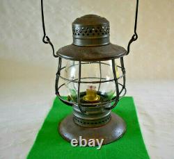 Delaware & Hudson (d&h) Railroad C. T. Ham #39 B-b Lantern Emboss'd Script Globe