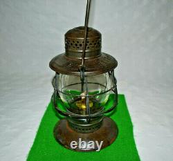 Delaware & Hudson (d&h) Railroad C. T. Ham #39 B-b Lantern Emboss'd Script Globe