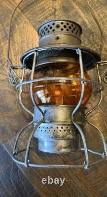 Denver And Interurban Railroad Lantern Amber Globe- D&i Rr