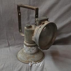 Dewar MFG Co ITP Carbide Hand Lamp Antique Railroad Inspection Lantern 1920s