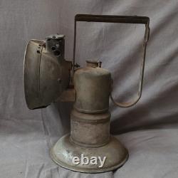 Dewar MFG Co ITP Carbide Hand Lamp Antique Railroad Inspection Lantern 1920s