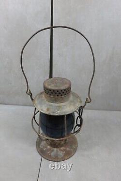 Dietz #39 Nickel-Plated Brass Bell Bottom Conductors Railroad Lantern