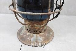 Dietz #39 Nickel-Plated Brass Bell Bottom Conductors Railroad Lantern