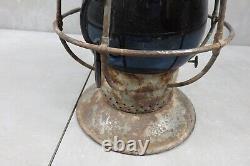 Dietz #39 Nickel-Plated Brass Bell Bottom Conductors Railroad Lantern