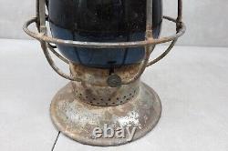 Dietz #39 Nickel-Plated Brass Bell Bottom Conductors Railroad Lantern