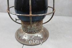 Dietz #39 Nickel-Plated Brass Bell Bottom Conductors Railroad Lantern