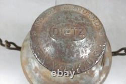 Dietz #39 Nickel-Plated Brass Bell Bottom Conductors Railroad Lantern