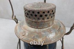 Dietz #39 Nickel-Plated Brass Bell Bottom Conductors Railroad Lantern