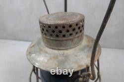 Dietz #39 Nickel-Plated Brass Bell Bottom Conductors Railroad Lantern