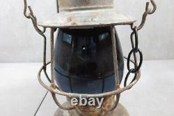 Dietz #39 Nickel-Plated Brass Bell Bottom Conductors Railroad Lantern