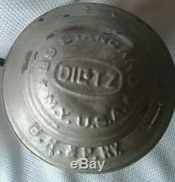 Dietz 39 Standard Railroad Lantern, Amber Globe, Buff, Roch & Pitts Railway