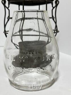 Dietz # 6 New York Central Railroad Lantern AMAZING GLOBE Says New York Central