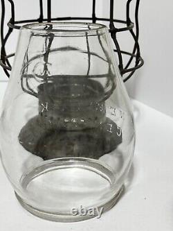 Dietz # 6 New York Central Railroad Lantern AMAZING GLOBE Says New York Central