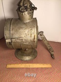 Dietz Convex Railroad Lantern Headlight Spotlight Vintage Antique