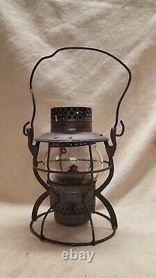 Dietz N. Y. C. S. Railroad Lantern # 999 Kerosene Clear Onion Globe USA