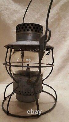 Dietz N. Y. C. S. Railroad Lantern # 999 Kerosene Clear Onion Globe USA