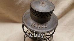 Dietz N. Y. C. S. Railroad Lantern # 999 Kerosene Clear Onion Globe USA