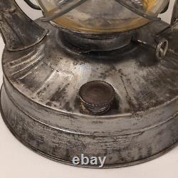 Dietz No. 2 Blizzard Vintage Lantern Railroad Hurricane Tubular Glass Made in USA