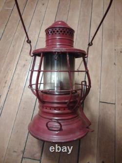 Dietz Railroad Nautical Lantern Shroud Blinder Red Excellent Ww1 Rare 14 Marine
