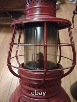 Dietz Railroad Nautical Lantern Shroud Blinder Red Excellent Ww1 Rare 14 Marine