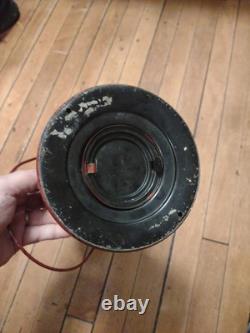 Dietz Railroad Nautical Lantern Shroud Blinder Red Excellent Ww1 Rare 14 Marine
