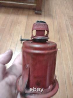 Dietz Railroad Nautical Lantern Shroud Blinder Red Excellent Ww1 Rare 14 Marine