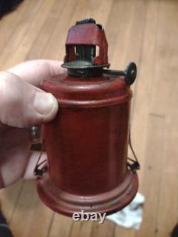 Dietz Railroad Nautical Lantern Shroud Blinder Red Excellent Ww1 Rare 14 Marine
