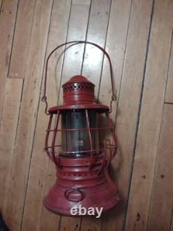 Dietz Railroad Nautical Lantern Shroud Blinder Red Excellent Ww1 Rare 14 Marine