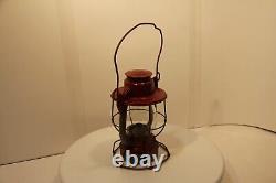 Dietz Vesta New York, Antique Vintage N. Y. N. H. & H. Railroad Lantern -37e