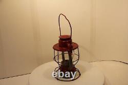 Dietz Vesta New York, Antique Vintage N. Y. N. H. & H. Railroad Lantern -37e