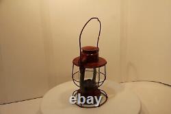 Dietz Vesta New York, Antique Vintage N. Y. N. H. & H. Railroad Lantern -37e