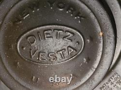 Dietz Vesta Pittsburgh & Lake Erie Railroad Lantern P&LE Red Globe