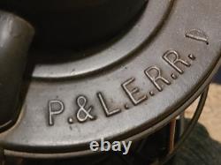 Dietz Vesta Pittsburgh & Lake Erie Railroad Lantern P&LE Red Globe