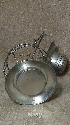 Dietz Xlcr Bell Bottom Railroad Lantern With Signal Clear Globe (14)