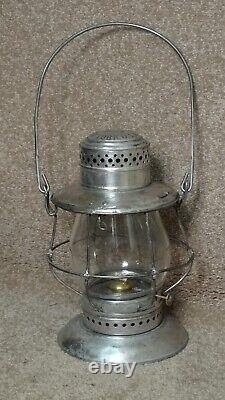 Dietz Xlcr Bell Bottom Railroad Lantern With Signal Clear Globe (14)