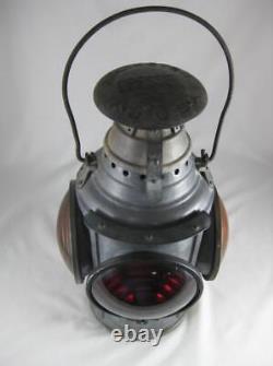 Dressel Arlington N. J. U. S. A. (4 lens) Railroad Lantern Caboose Signal w Burner