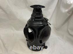 Dressel Arlington NJ USA 4-Way Signal 16 Kero Oil Railroad Lantern Antique