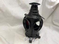 Dressel Arlington NJ USA 4-Way Signal 16 Kero Oil Railroad Lantern Antique