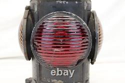 Dressel Arlington NJ USA 4-Way Signal 16 Kero Oil Railroad Lantern Antique