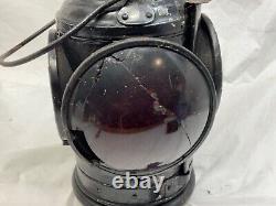 Dressel Arlington NJ USA 4-Way Signal 16 Kero Oil Railroad Lantern Antique